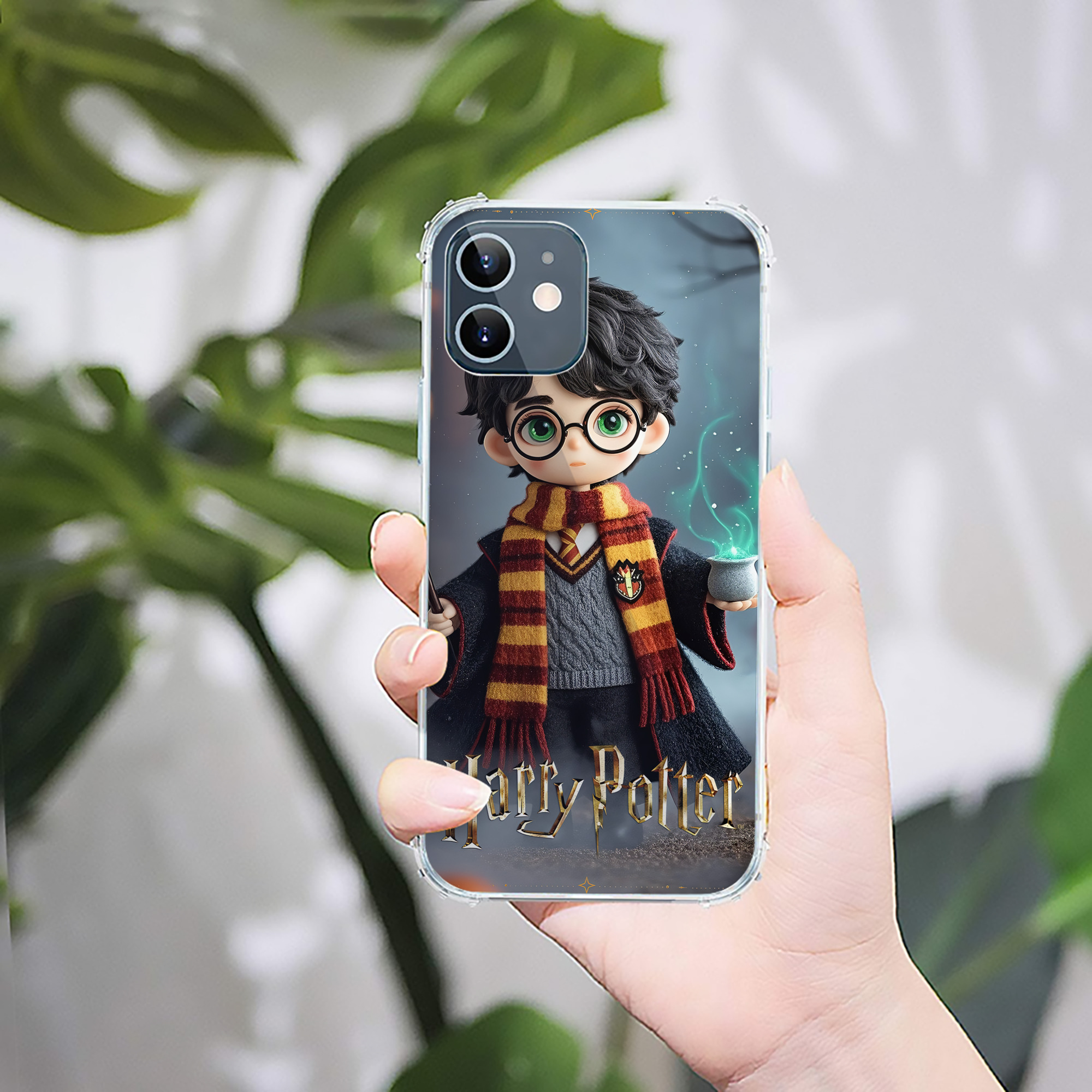 （画像用） Harry Potter ハリー・ポッターシリーズ 【iPhone 12シリーズ対応】透明スマホケース（クリアソフトケース）